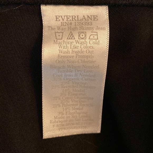 Everlane The Way-High Skinny Black Jean Size 27 - Picture 12 of 12